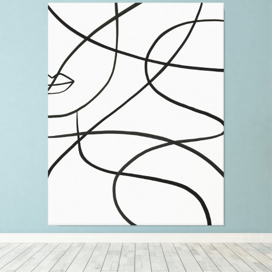 Hedendaagse Galerij Kunst  Canvas Afdruk (Insitu (Houten vloer))