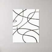 Hedendaagse Galerij Kunst  Canvas Afdruk (Voorkant)
