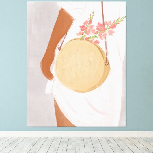 Hedendaagse Galerij Kunst Canvas Afdruk (Insitu (Houten vloer))
