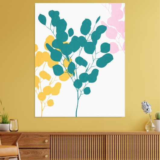 Hedendaagse Galerij Kunst  Canvas Afdruk (Insitu (Woonkamer))