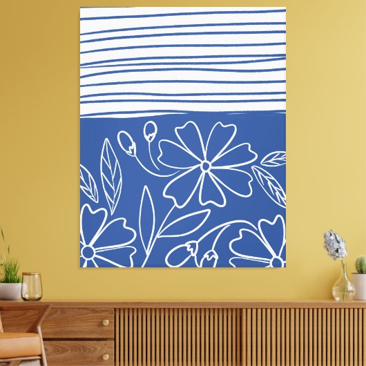 Hedendaagse Galerij Kunst Canvas Afdruk (Insitu (Woonkamer))