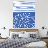 Hedendaagse Galerij Kunst Canvas Afdruk (Insitu (Slaapkamer))