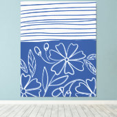 Hedendaagse Galerij Kunst Canvas Afdruk (Insitu (Houten vloer))