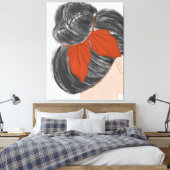Hedendaagse Galerij Kunst Canvas Afdruk (Insitu (Slaapkamer))