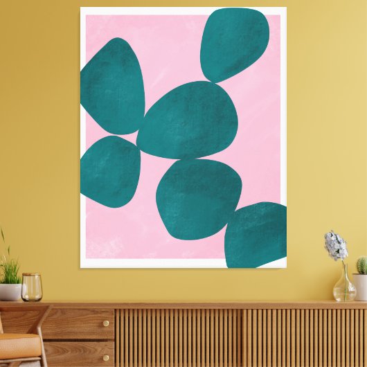 Hedendaagse Galerij Kunst Canvas Afdruk (Insitu (Woonkamer))