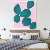 Hedendaagse Galerij Kunst Canvas Afdruk (Insitu (Slaapkamer))