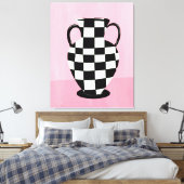 Hedendaagse Galerij Kunst Canvas Afdruk (Insitu (Slaapkamer))