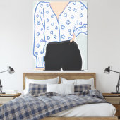 Hedendaagse Galerij Kunst Canvas Afdruk (Insitu (Slaapkamer))