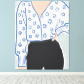 Hedendaagse Galerij Kunst Canvas Afdruk (Insitu (Houten vloer))