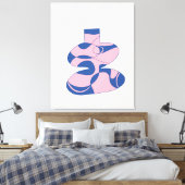 Hedendaagse Galerij Kunst Canvas Afdruk (Insitu (Slaapkamer))