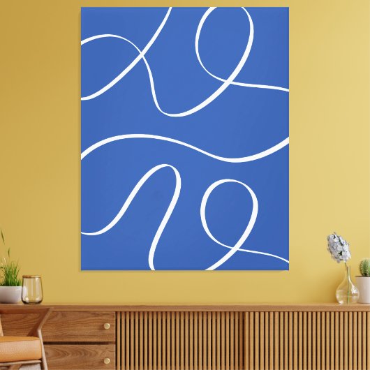 Hedendaagse Galerij Kunst Canvas Afdruk (Insitu (Woonkamer))