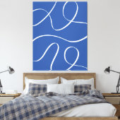 Hedendaagse Galerij Kunst Canvas Afdruk (Insitu (Slaapkamer))