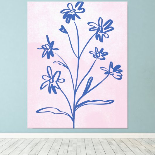 Hedendaagse Galerij Kunst Canvas Afdruk (Insitu (Houten vloer))