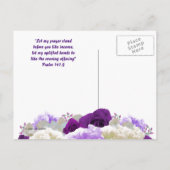 Hedendaagse Gebeds Schriftuur Nep Glitter Ansichtk Feestdagenkaart (Achterkant)
