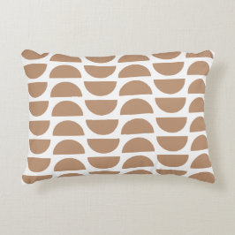 Hedendaagse geel Abstracte geometrische print Accent Kussen