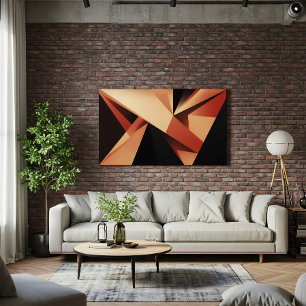 Hedendaagse geometrie Moderne abstractie Canvas Afdruk
