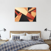 Hedendaagse geometrie Moderne abstractie Canvas Afdruk (Insitu (Slaapkamer))