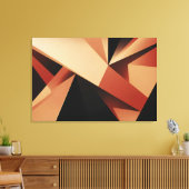 Hedendaagse geometrie Moderne abstractie Canvas Afdruk (Insitu (Woonkamer))