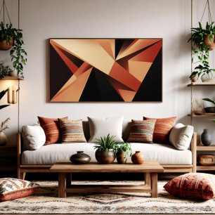 Hedendaagse geometrie Moderne abstractie Poster
