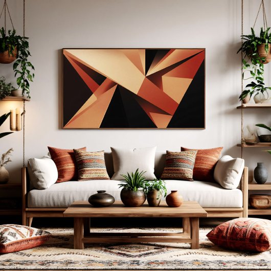 Hedendaagse geometrie Moderne abstractie Poster