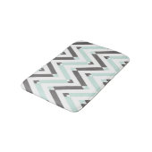 Hedendaagse geometrische Chevron Stripes patroon Badmat (Gekanteld)