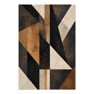 Hedendaagse Geometrische Harmonie Perfect Poster