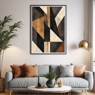Hedendaagse Geometrische Harmonie Poster