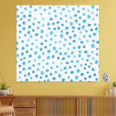 Hedendaagse geometrische vormen waterverf. canvas afdruk (Insitu (Woonkamer))