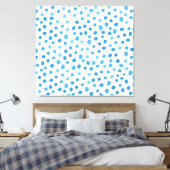 Hedendaagse geometrische vormen waterverf. canvas afdruk (Insitu (Slaapkamer))