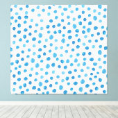 Hedendaagse geometrische vormen waterverf. canvas afdruk (Insitu (Houten vloer))