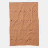 Hedendaagse Geometrische Zig Zag Theedoek (Verticaal)