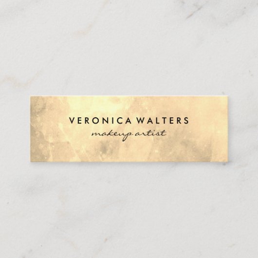 Hedendaagse Gouden Loyaliteit Klantenkaartje (Voorkant)