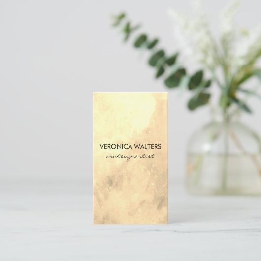 Hedendaagse Gouden Loyaliteit Klantenkaartje (Staand voorkant)