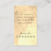 Hedendaagse Gouden Loyaliteit Klantenkaartje (Achterkant)