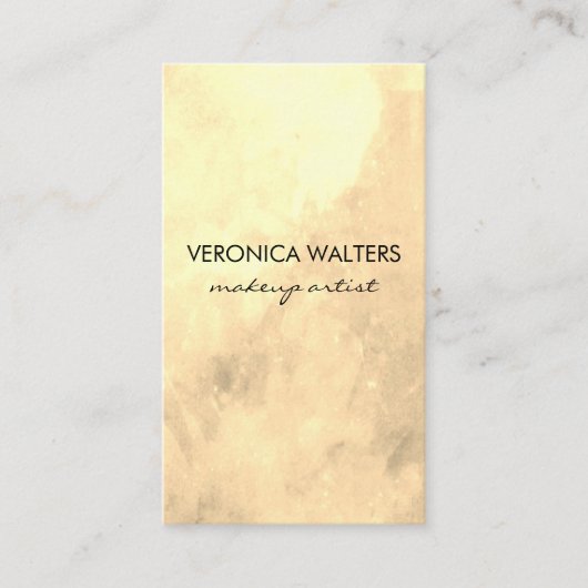 Hedendaagse Gouden Loyaliteit Klantenkaartje (Voorkant)