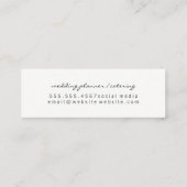 hedendaagse grafische structuur mini visitekaartje (Achterkant)