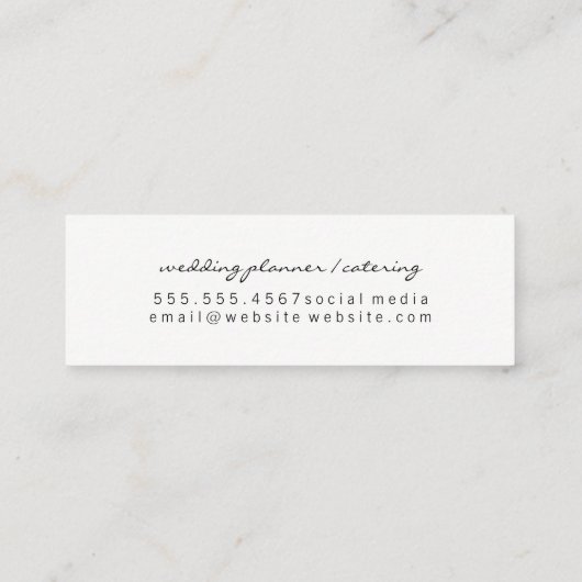 hedendaagse grafische structuur mini visitekaartje (Achterkant)