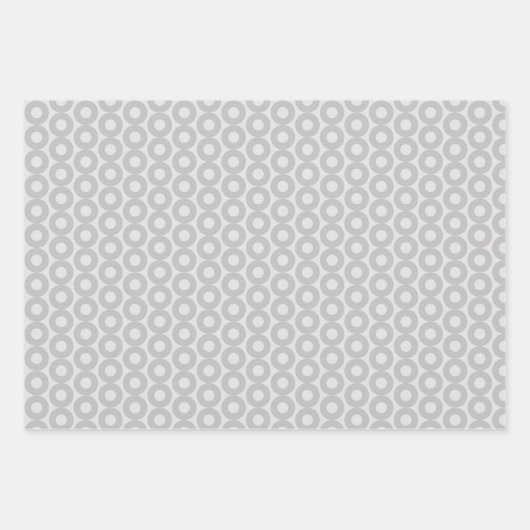 Hedendaagse grijs op grijs inpakpapier vel (Voorkant 2)