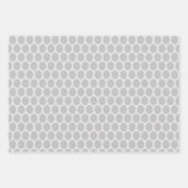 Hedendaagse grijs op grijs inpakpapier vel (Voorkant)