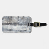 Hedendaagse grijze schilderij bagagelabel (Voorkant horizontaal)