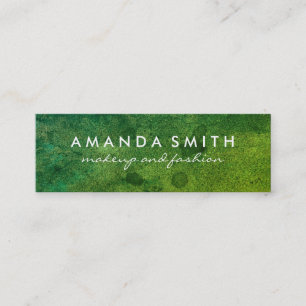 hedendaagse groene textuur mini visitekaartje