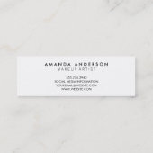 Hedendaagse Grunge Textuur Mini Visitekaartje (Achterkant)