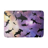 Hedendaagse haai vis kaken walvis onder het zee me badmat (Voorkant)