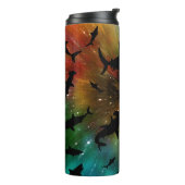 Hedendaagse haai vis kaken walvis onder het zee me thermosbeker (Gedraaid links)