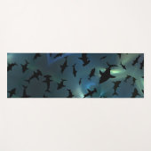 Hedendaagse haai vis kaken walvis onder het zee me yogamat (Voorkant (horizontaal))