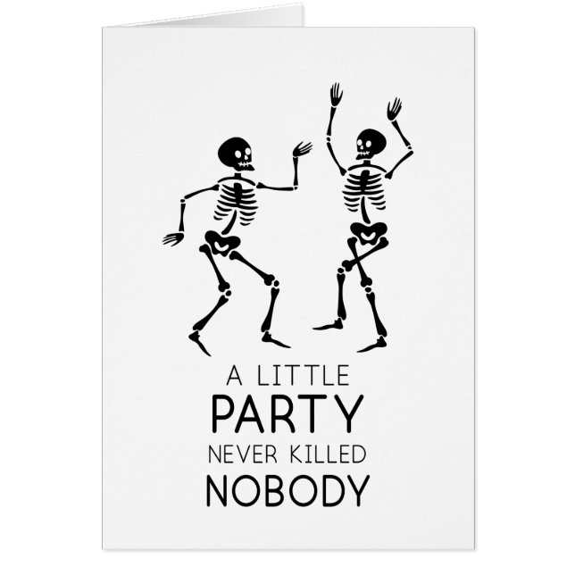 Hedendaagse Halloween skeletten (Voorkant)