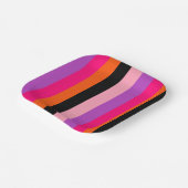 Hedendaagse Halloween strepen Papieren Bordje (Gebogen)