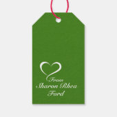 Hedendaagse hartgeschenk Labels Cadeaulabel (Achterkant)