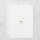 hedendaagse hedendaagse neutrale beide ouders huwe kaart (Achterkant)