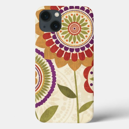 Hedendaagse herfstbloemen Case-Mate iPhone case (Achterkant)